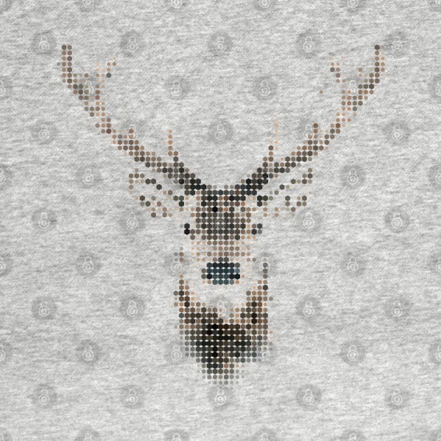 Deer mosaic by Vilmos Varga